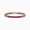 Crystal Daisy Brass Cuff - Image 5
